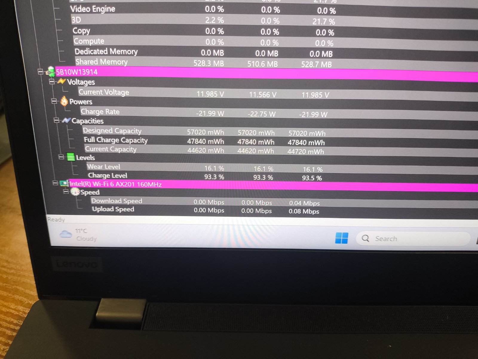 Lenovo Thinkpad T15 15.6 4K IPS 500 Nit , i5-10210U, 8GB RAM, 512GB SSD, 16% Ekrane yra kosmetinių trūkumų - Image 7